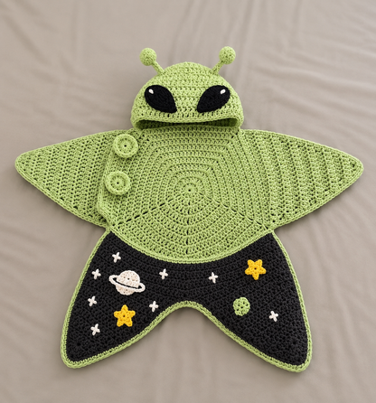 Halloween Crochet Baby Onesie