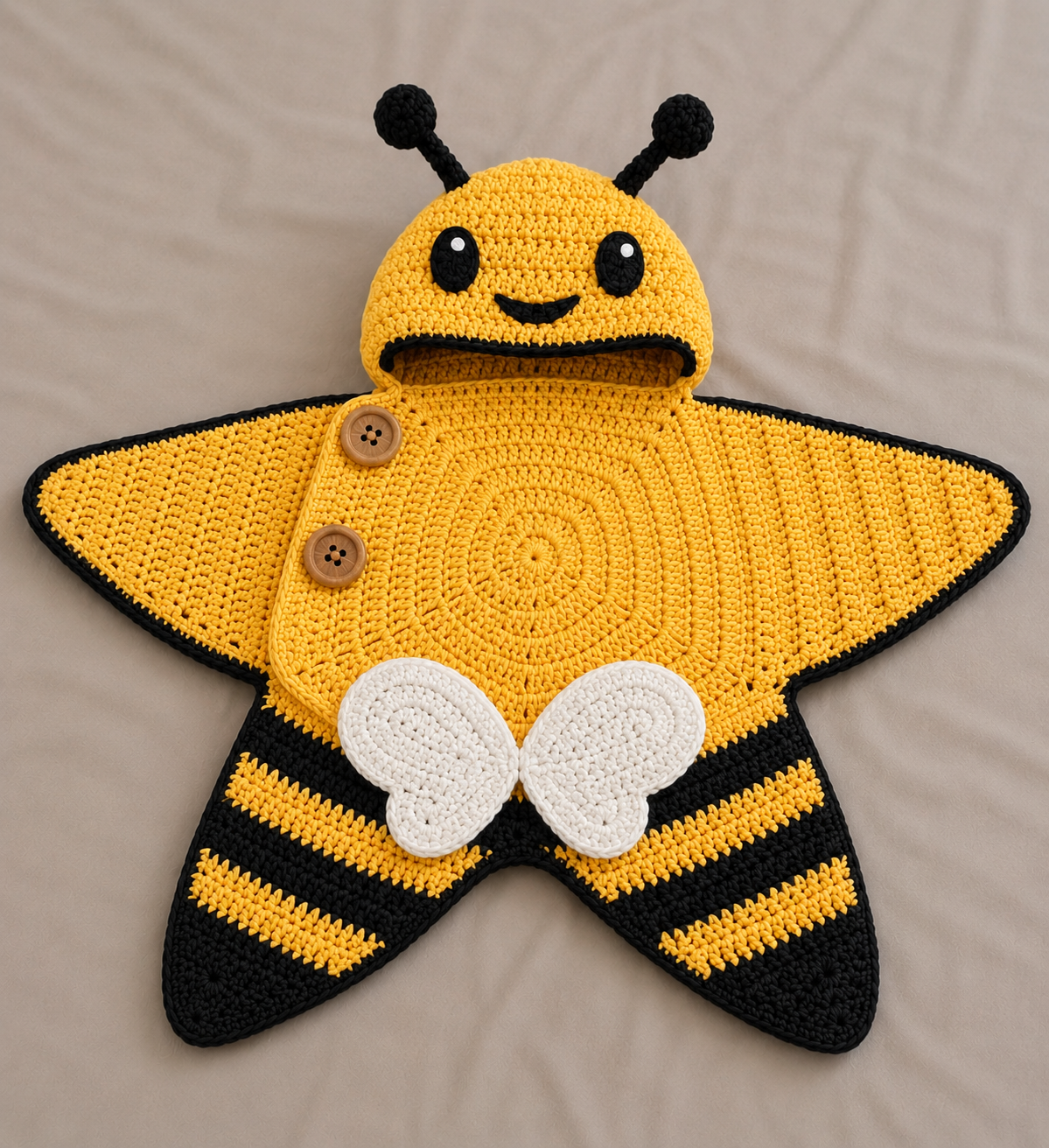 Halloween Crochet Baby Onesie